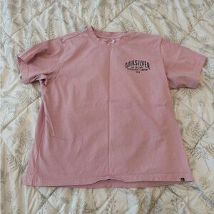 Quiksilver Cropped Pink Tee